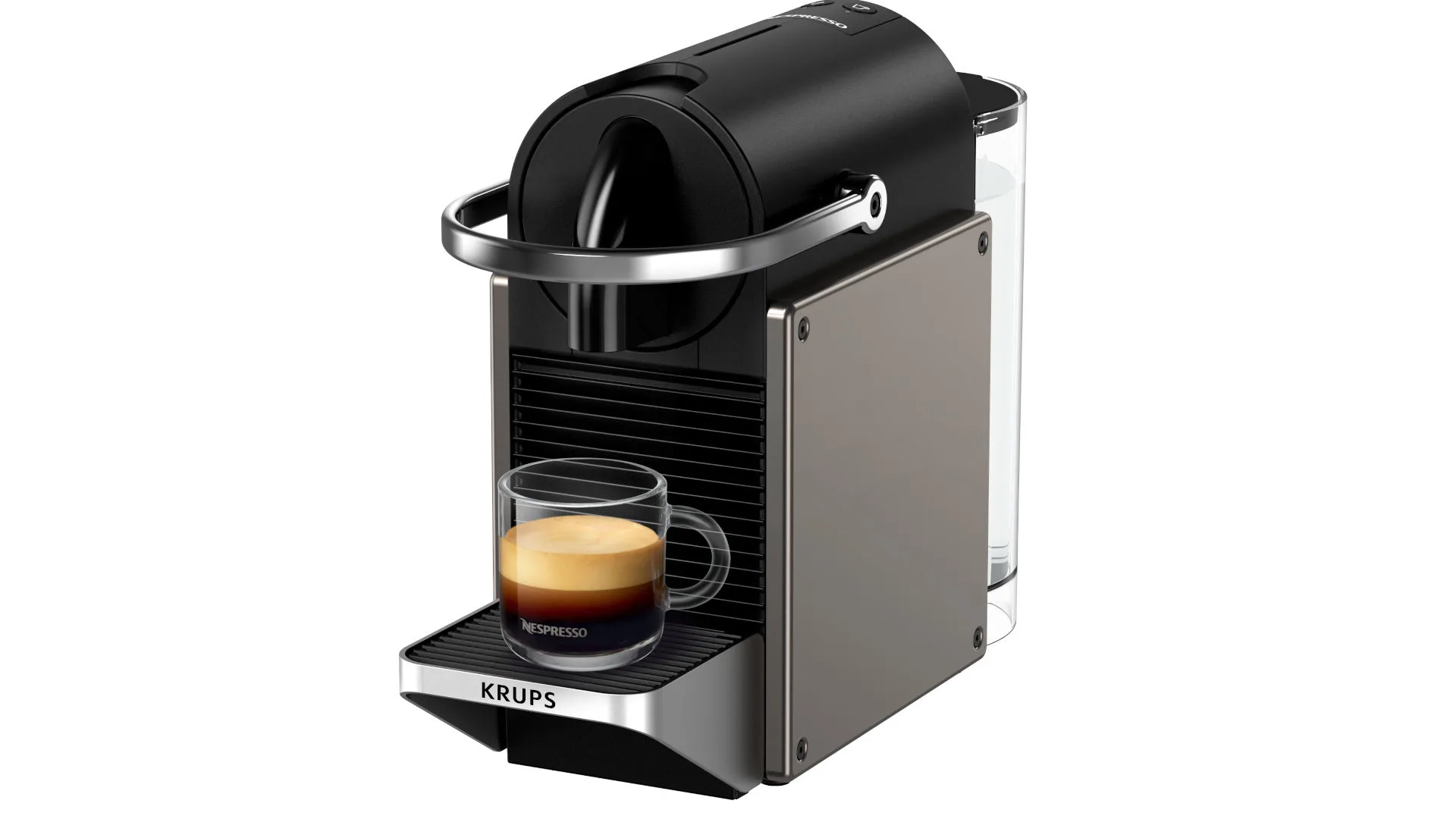 Krups XN306T Pixie Nespresso-machine Titan